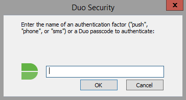 RDP prompt for authentication method