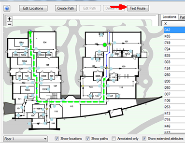 test route map