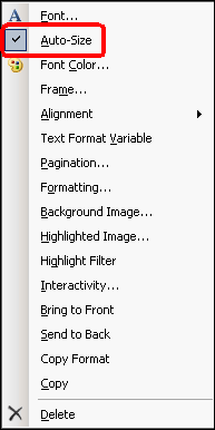 customize field menu