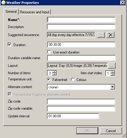 weather properties