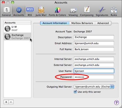 Manual exchange email setup mac mail for gmail