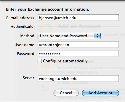 Renaming your account