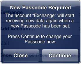 Passcode Required