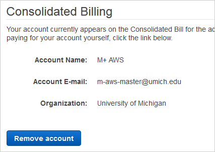 consolidated billing page