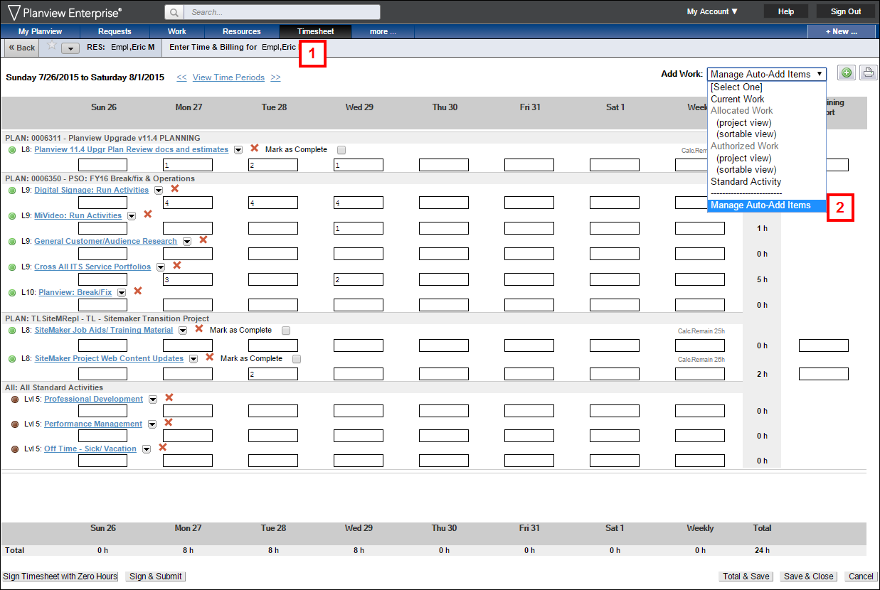 Timesheet