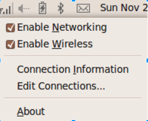 Linux Network Manager Menu