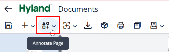 Annotate page icon