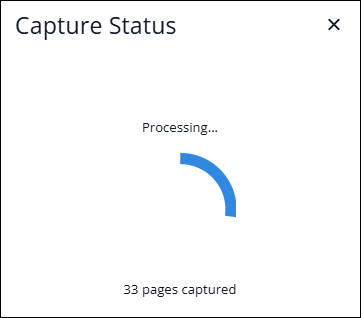 Capture Status screenshot