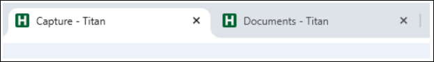 Capture and Documents tabs