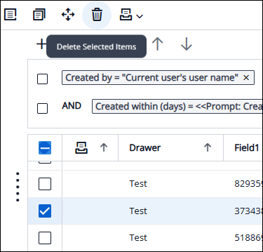 Delete Selected Items screenshot