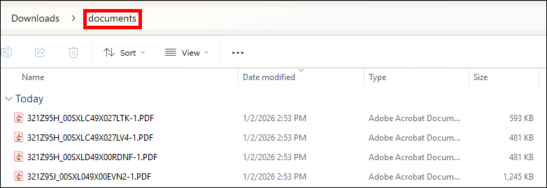 File Windows Explorer Zip Folder screenshot