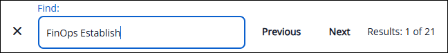 Find Panel screenshot