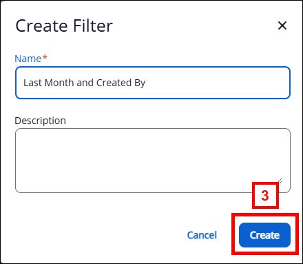 Create Filter screenshot