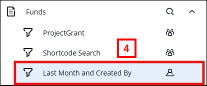 New Private Filter under Document Views screenshot