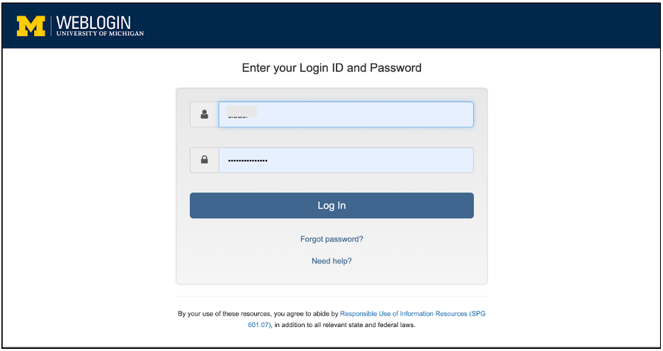 screenshot showing ZfG Login