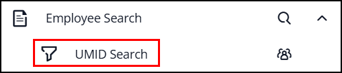 Employee UMID search