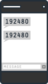 Passcodes via Text Message