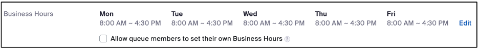 business hours