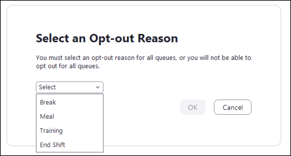 Call Queue Opt-out- Zoom Phone | ITS Documentation
