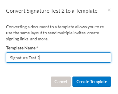 convert document to a template screenshot