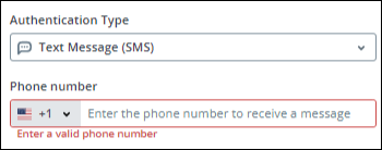 screenshot showing text message options