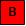 letter b in red box