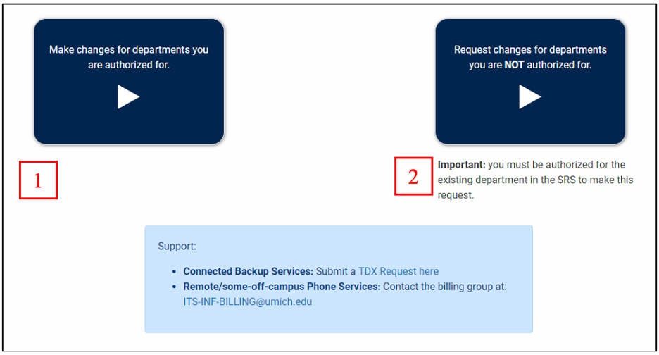 screenshot showing two chart field change request buttons