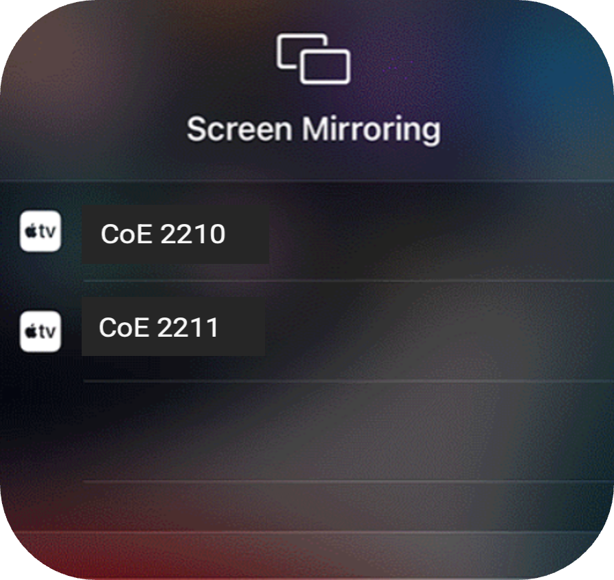 Image of Apple TV Screen Mirroring1